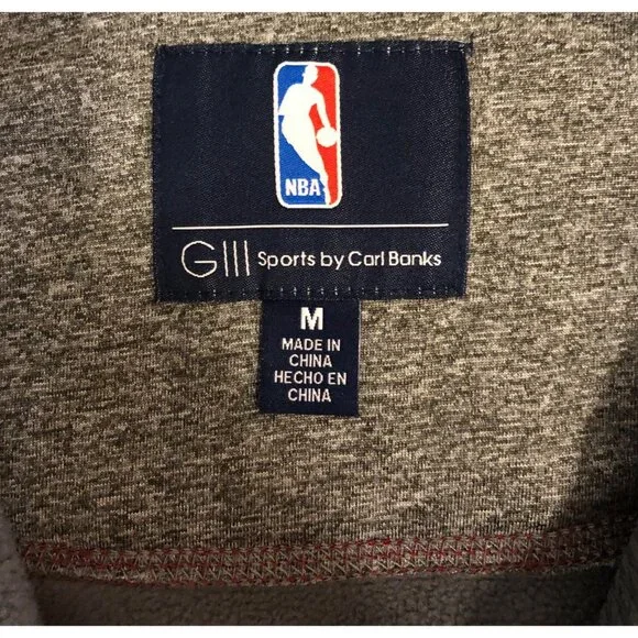 Carl Banks NBA Cleveland Cavaliers 1/2 Zip Sweatshirt Mens' Size M GIII Sports - Picture 7 of 10